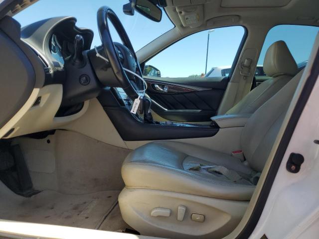 JN1BV7AP1EM681190 - 2014 INFINITI Q50 BASE WHITE photo 7