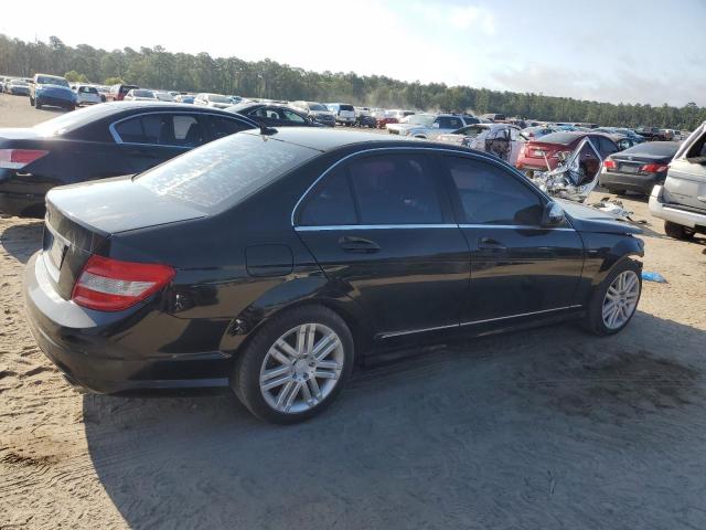 WDDGF54X48F033941 - 2008 MERCEDES-BENZ C 300 BLACK photo 3