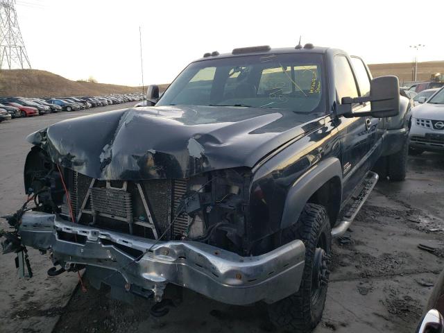 1GCJK33245F935975 - 2005 CHEVROLET SILVERADO K3500 BLACK photo 1