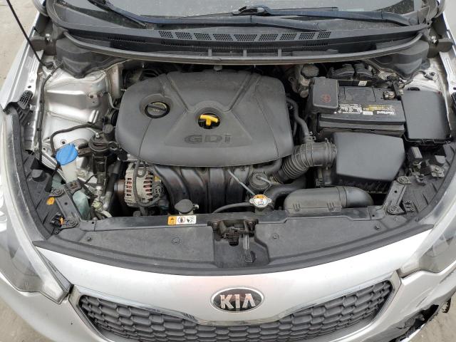 KNAFZ4A88E5051314 - 2014 KIA FORTE EX SILVER photo 11