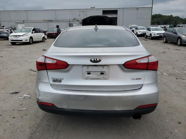 KNAFZ4A88E5051314 - 2014 KIA FORTE EX SILVER photo 6