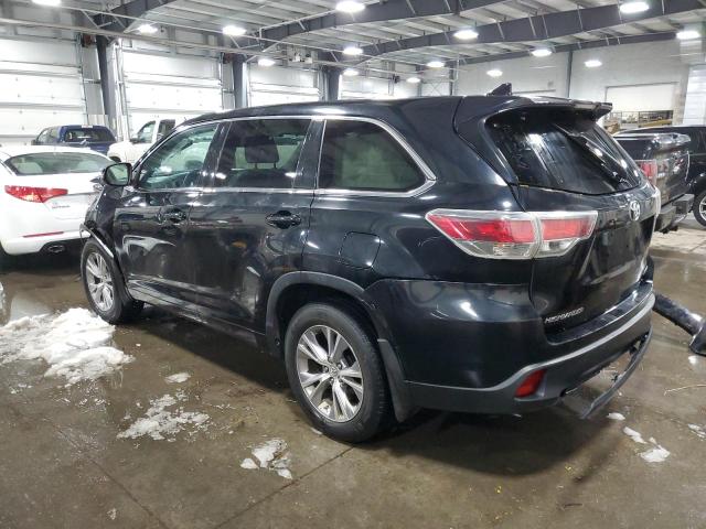 5TDBKRFH5FS188797 - 2015 TOYOTA HIGHLANDER LE BLUE photo 2