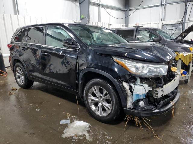 5TDBKRFH5FS188797 - 2015 TOYOTA HIGHLANDER LE BLUE photo 4