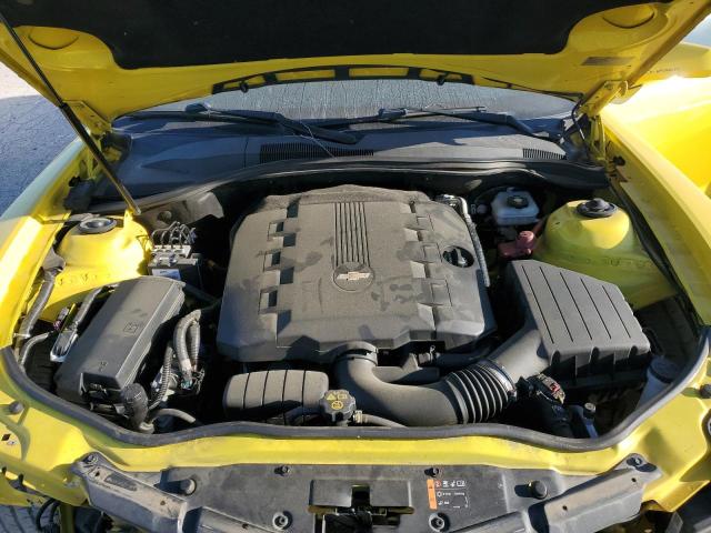 2G1FB1E35F9307524 - 2015 CHEVROLET CAMARO LS YELLOW photo 11