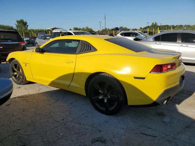 2G1FB1E35F9307524 - 2015 CHEVROLET CAMARO LS YELLOW photo 2