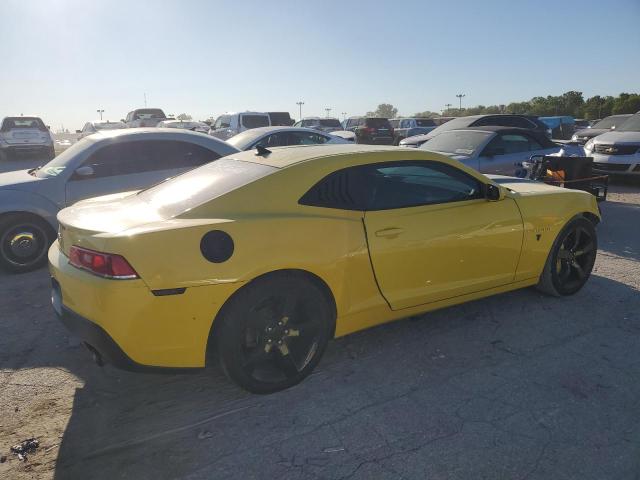 2G1FB1E35F9307524 - 2015 CHEVROLET CAMARO LS YELLOW photo 3