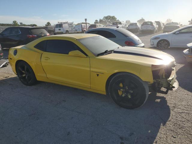 2G1FB1E35F9307524 - 2015 CHEVROLET CAMARO LS YELLOW photo 4