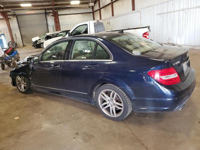 WDDGF8BB4CR199716 - 2012 MERCEDES-BENZ C 300 4MATIC BLUE photo 2