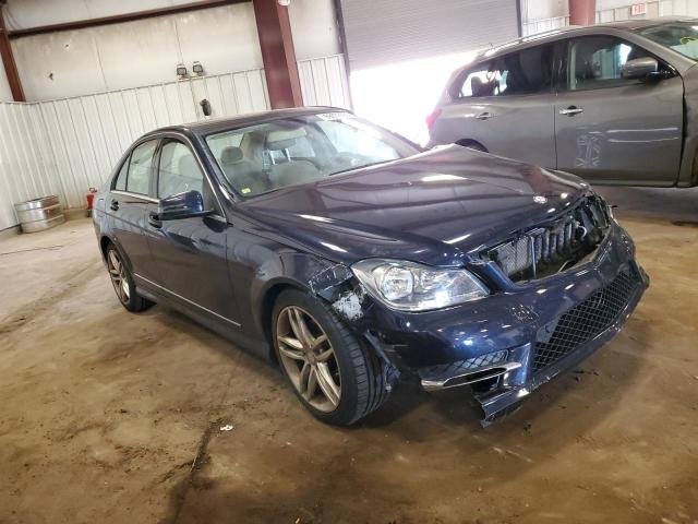 WDDGF8BB4CR199716 - 2012 MERCEDES-BENZ C 300 4MATIC BLUE photo 4