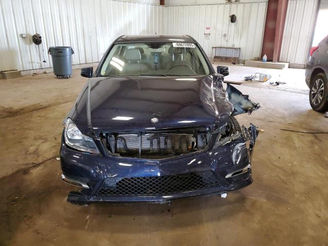 WDDGF8BB4CR199716 - 2012 MERCEDES-BENZ C 300 4MATIC BLUE photo 5