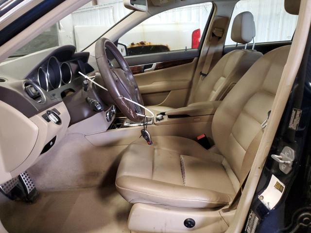 WDDGF8BB4CR199716 - 2012 MERCEDES-BENZ C 300 4MATIC BLUE photo 7