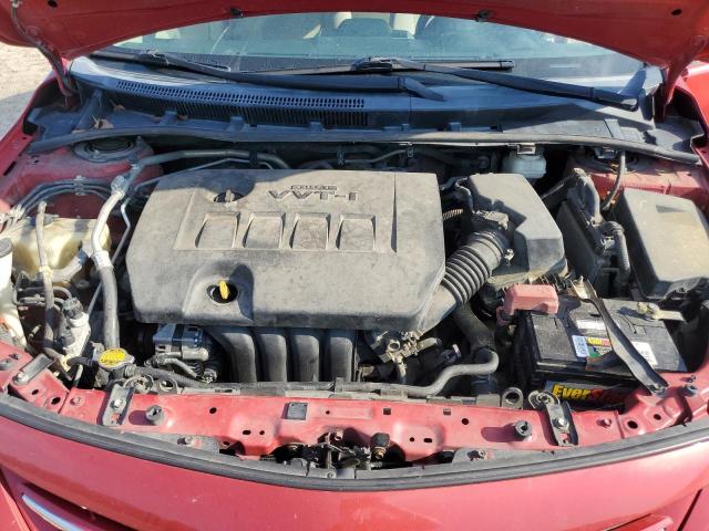 5YFBU4EE6DP111124 - 2013 TOYOTA COROLLA BASE 红色 照片 11