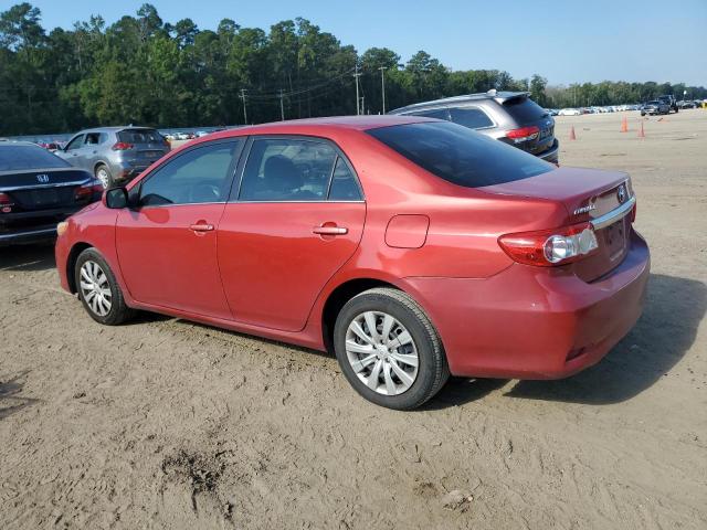 5YFBU4EE6DP111124 - 2013 TOYOTA COROLLA BASE 红色 照片 2
