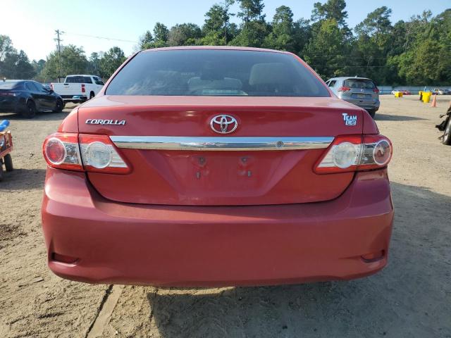 5YFBU4EE6DP111124 - 2013 TOYOTA COROLLA BASE 红色 照片 6