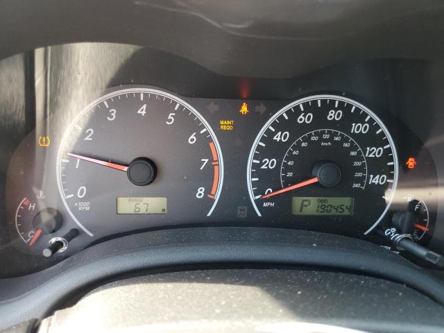 5YFBU4EE6DP111124 - 2013 TOYOTA COROLLA BASE 红色 照片 9