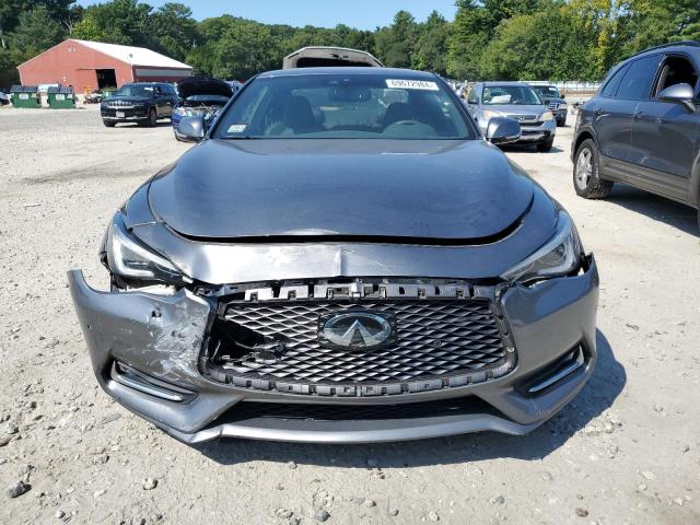 JN1EV7EL2JM392933 - 2018 INFINITI Q60 LUXE 300 GRAY photo 5