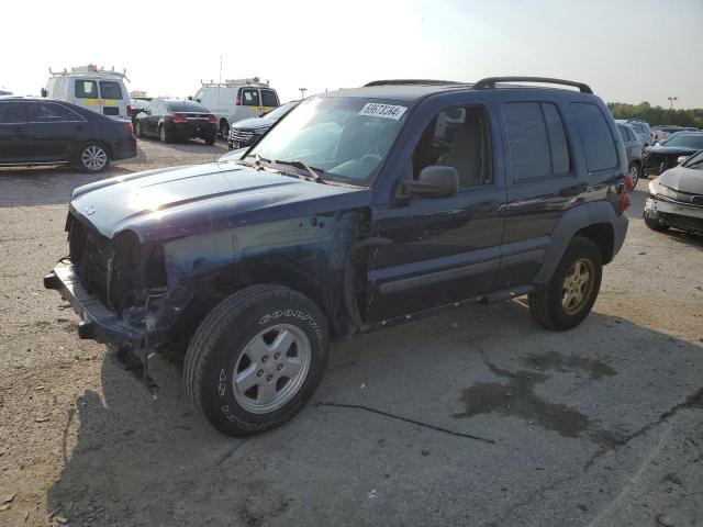 1J4GL48K37W539202 - 2007 JEEP LIBERTY SPORT BLUE photo 1