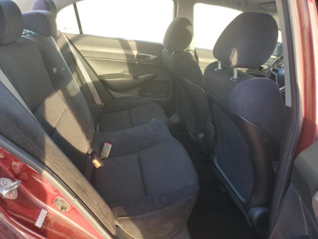 19XFA16699E010989 - 2009 HONDA CIVIC LX-S أحمر صورة 10