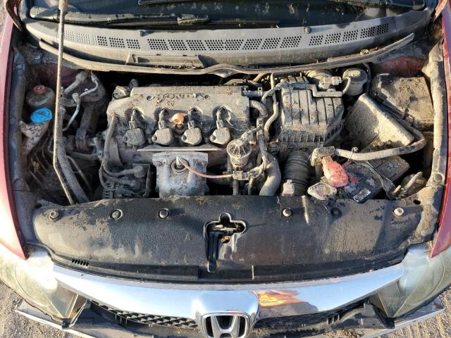 19XFA16699E010989 - 2009 HONDA CIVIC LX-S أحمر صورة 11