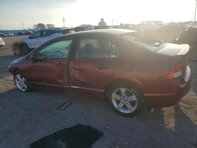 19XFA16699E010989 - 2009 HONDA CIVIC LX-S أحمر صورة 2