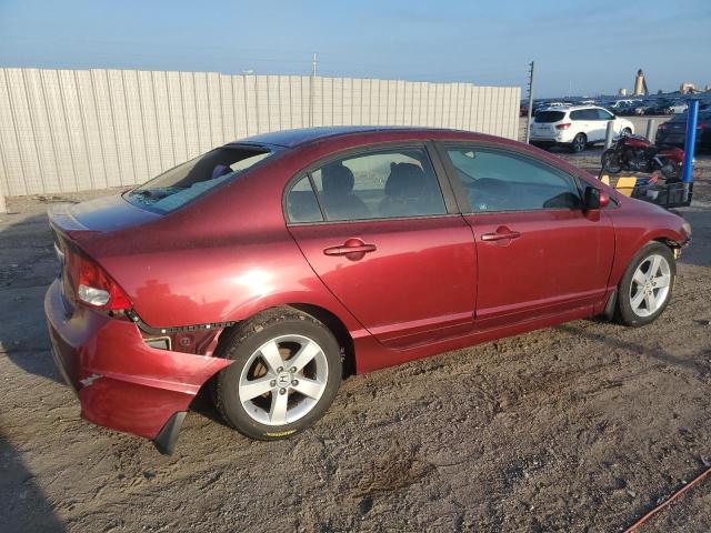 19XFA16699E010989 - 2009 HONDA CIVIC LX-S أحمر صورة 3