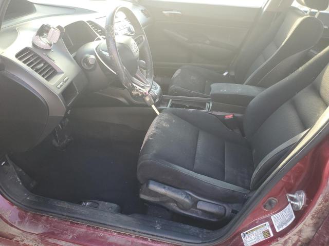 19XFA16699E010989 - 2009 HONDA CIVIC LX-S أحمر صورة 7