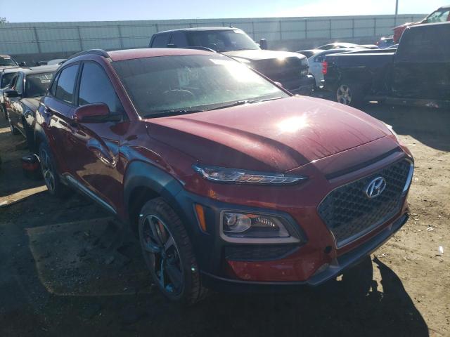 KM8K3CA50MU749371 - 2021 HYUNDAI KONA LIMITED RED photo 4