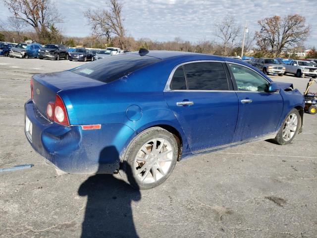 1G1ZG5E74CF198002 - 2012 CHEVROLET MALIBU LTZ ლურჯი ფოტო 3