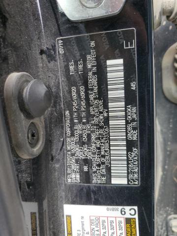 JTEBU5JRXK5737067 - 2019 TOYOTA 4RUNNER SR5/SR5 PREMIUM შავი ფოტო 12