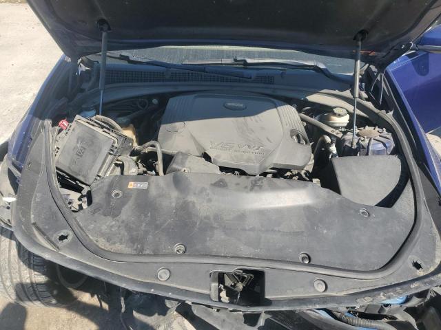 1G6AY5S36F0125307 - 2015 CADILLAC CTS PERFORMANCE COLLECTION BLUE photo 11