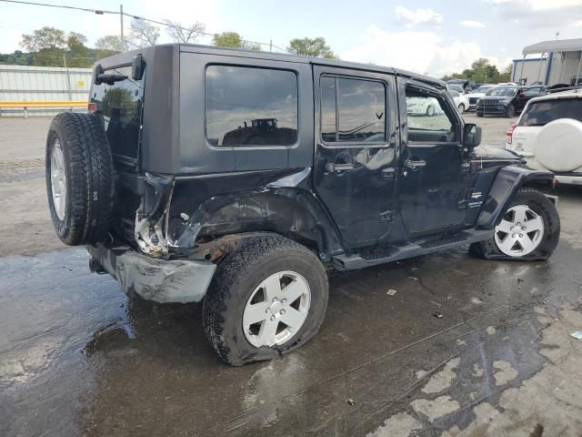 1J8GA59187L211839 - 2007 JEEP WRANGLER SAHARA BLACK photo 3