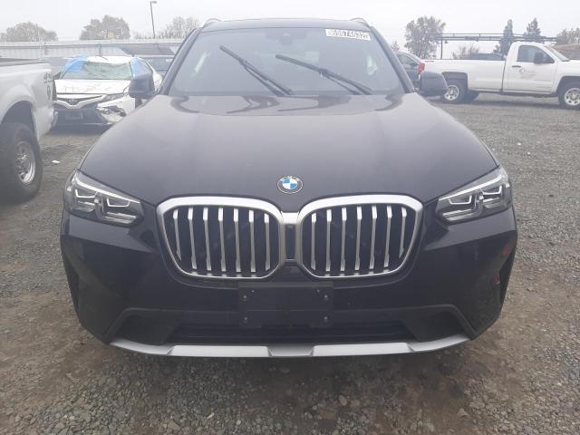 5UX53DP08N9M93549 - 2022 BMW X3 XDRIVE30I BLACK photo 5