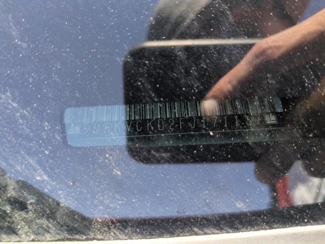 5GAKVCKD2FJ171137 - 2015 BUICK ENCLAVE RED photo 12