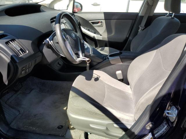 JTDKN3DU6C1567370 - 2012 TOYOTA PRIUS BLUE photo 7