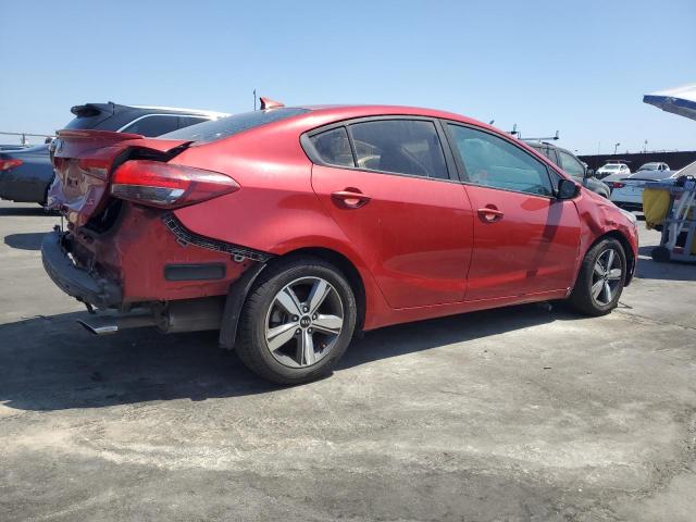 3KPFL4A79JE243111 - 2018 KIA FORTE LX MAROON photo 3