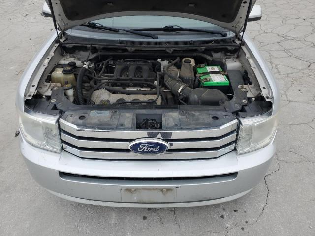 2FMGK5CC3BBD26125 - 2011 FORD FLEX SEL SILVER photo 12