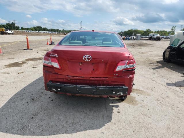 4T4BF3EK1BR131387 - 2011 TOYOTA CAMRY BASE RED photo 6