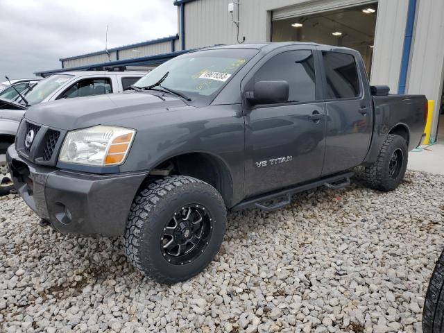 1N6AA07B75N505565 - 2005 NISSAN TITAN XE CHARCOAL photo 1