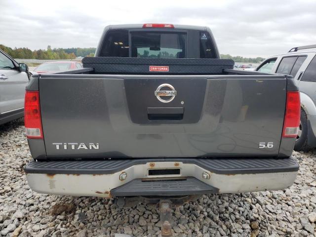 1N6AA07B75N505565 - 2005 NISSAN TITAN XE CHARCOAL photo 6