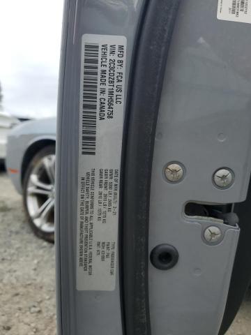 2C3CDZBT1MH564758 - 2021 DODGE CHALLENGER R/T GRAY photo 13