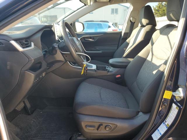 2T3R6RFV3MW016112 - 2021 TOYOTA RAV4 XLE BLUE photo 7