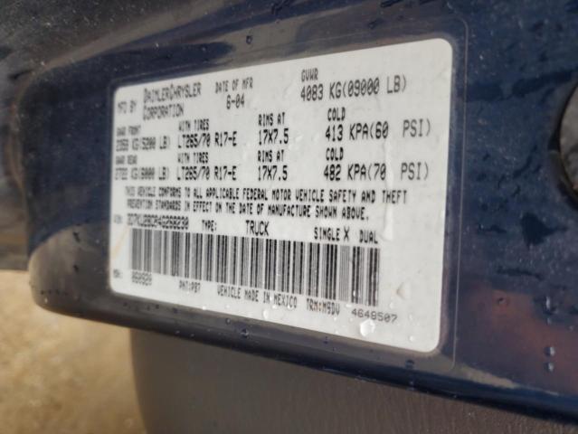 3D7KU28C84G268230 - 2004 DODGE RAM 2500 ST 蓝色 照片 12