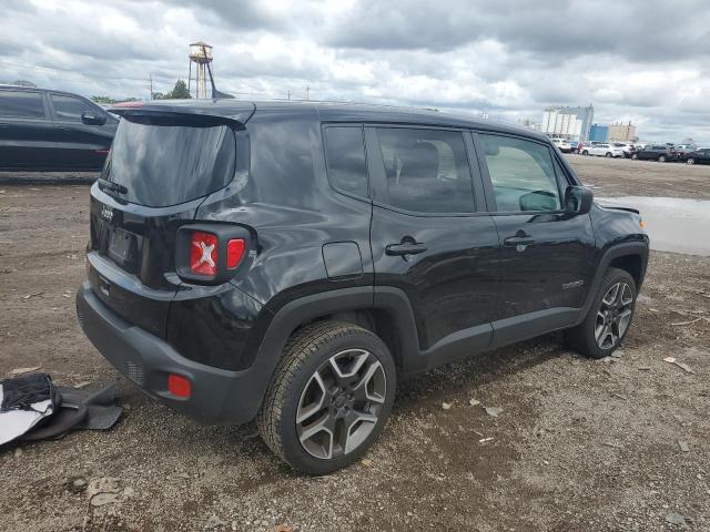 ZACNJBAB3LPL81837 - 2020 JEEP RENEGADE SPORT BLACK photo 3
