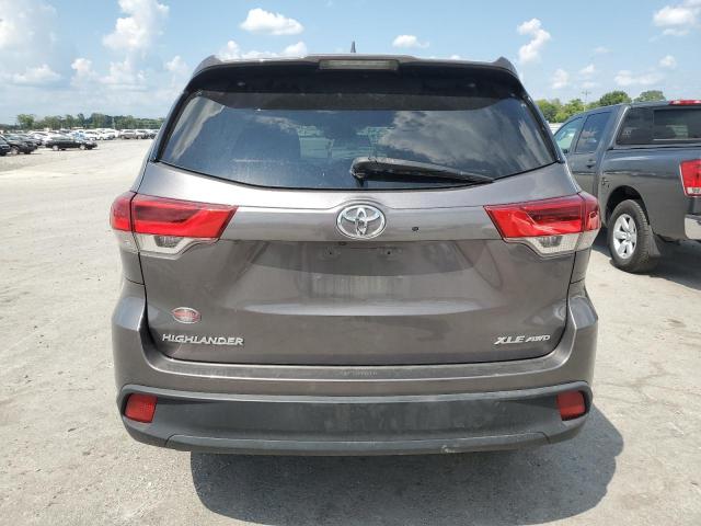 5TDJZRFH9KS584572 - 2019 TOYOTA HIGHLANDER SE ნაცრისფერი ფოტო 6