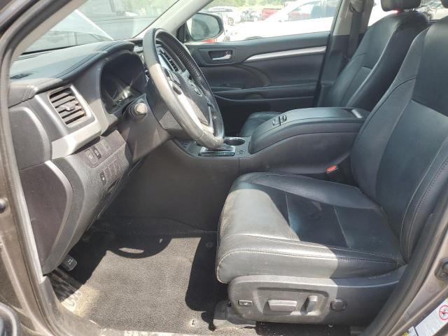 5TDJZRFH9KS584572 - 2019 TOYOTA HIGHLANDER SE ნაცრისფერი ფოტო 7