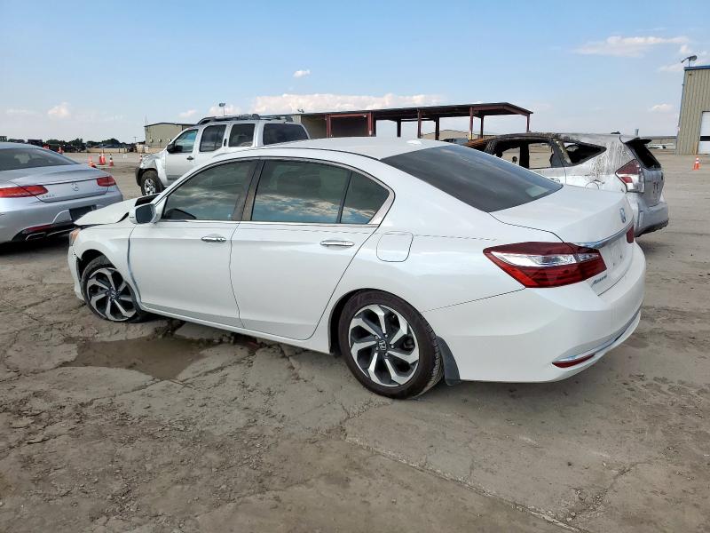 1HGCR2F89HA097640 - 2017 HONDA ACCORD EXL WHITE photo 2