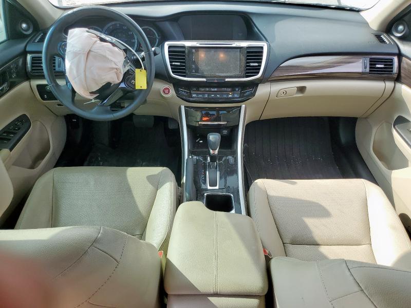 1HGCR2F89HA097640 - 2017 HONDA ACCORD EXL WHITE photo 8