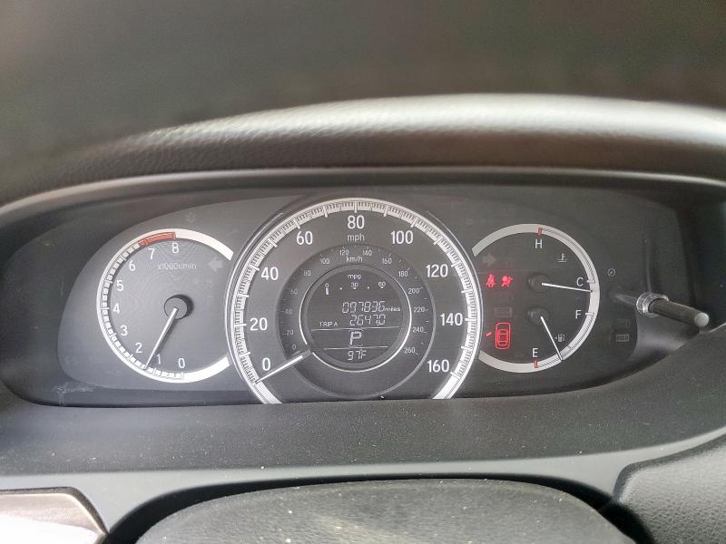 1HGCR2F89HA097640 - 2017 HONDA ACCORD EXL WHITE photo 9