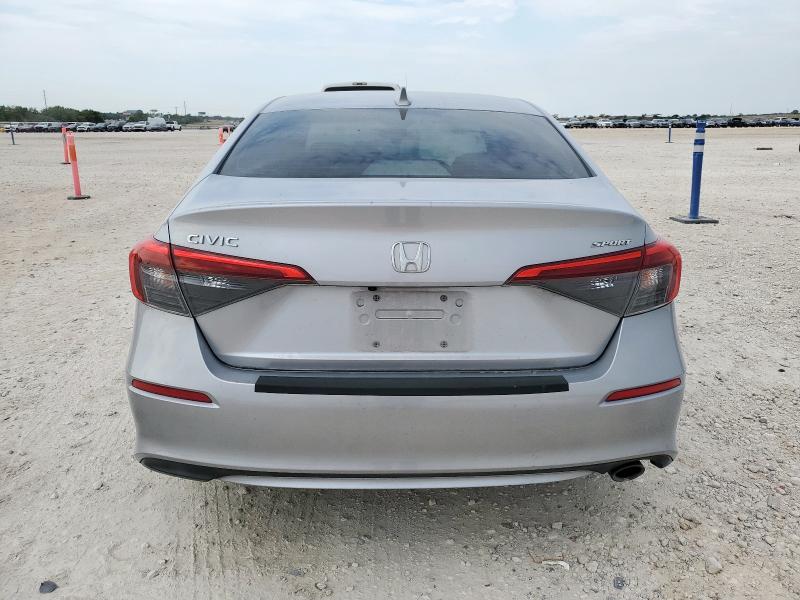 2HGFE2F56NH541018 - 2022 HONDA CIVIC SPORT 银色 照片 6