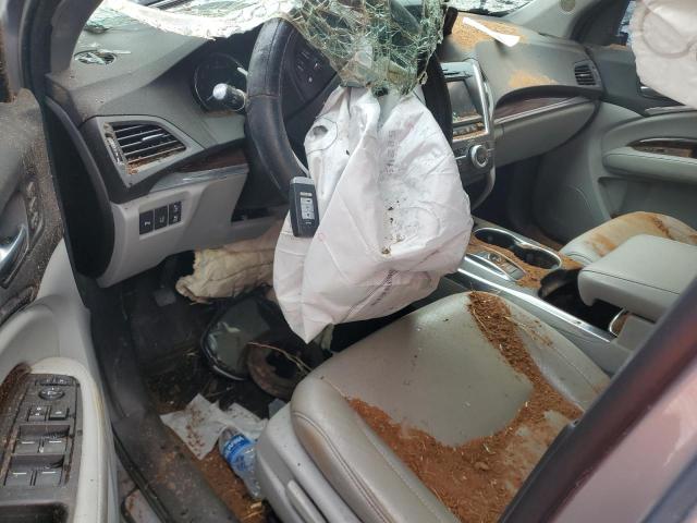 5FRYD4H95GB021809 - 2016 ACURA MDX ADVANCE SILVER photo 8